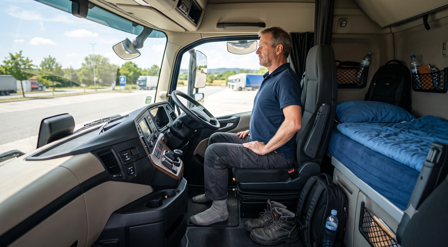 Back Pain for Truck Drivers: Exercises You Can Do in the Cab