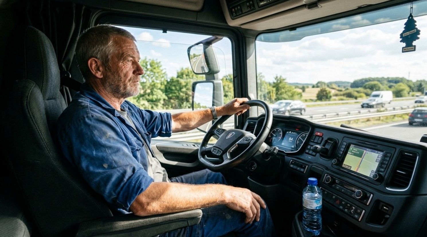 Summer Health for Veteran Truck Drivers: Cabin Hydration and Skin Defense Guide